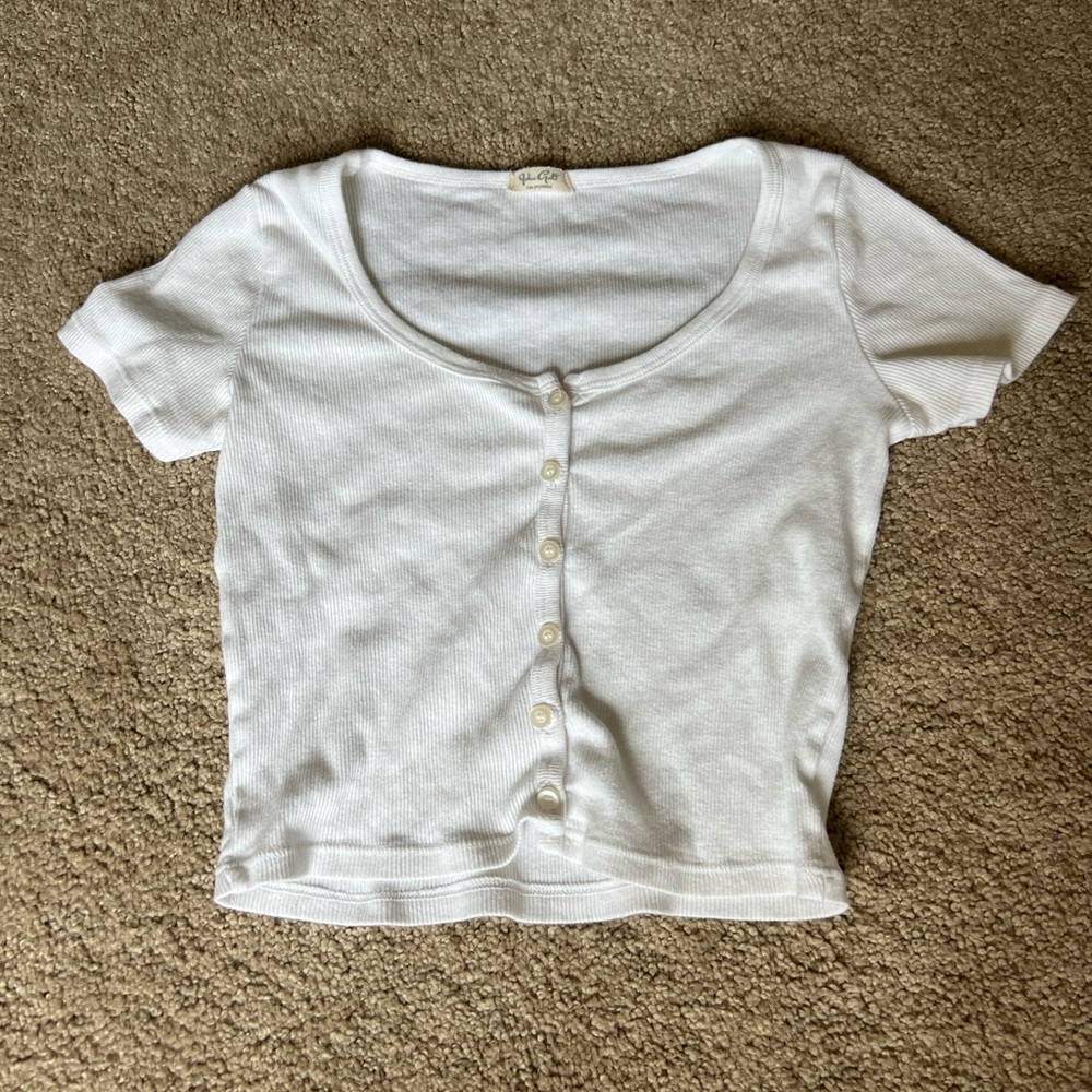Brandy Melville Button Top